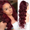 #Burgundy 99J - Drawstring Ponytail Bodywave 26"