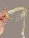 Luxury Gold Pearl and Rhinestone Hair Grip