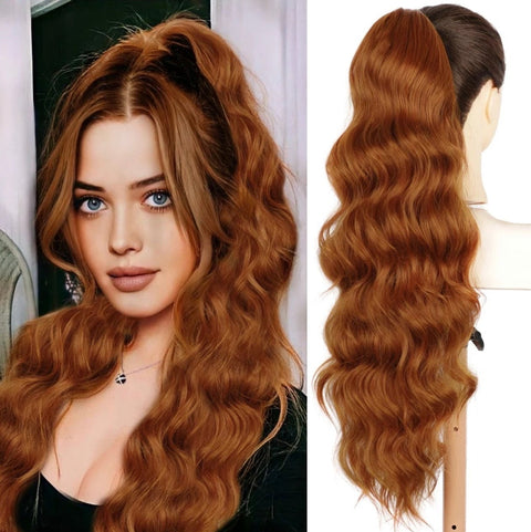 #Ginger - Drawstring Ponytail Bodywave 26"