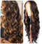 #Brown/Blonde Bodywave Middle Parting Wig 24"