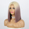 #Ombre Blonde/Pastel Bob Cut Wig