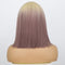 #Ombre Blonde/Pastel Bob Cut Wig