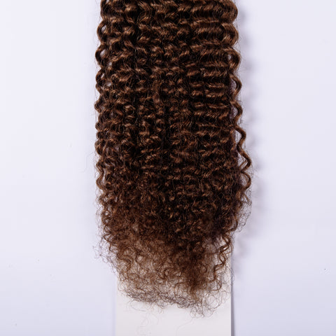 #4 Value Human Hair Jerry Curly Tapes - 18"