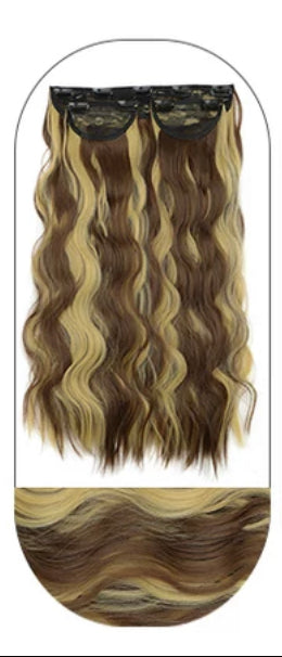 #10/26 Clip in Weft Wavy 3 Pcs 20"