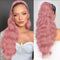 #Pink - Drawstring Ponytail Bodywave  26"