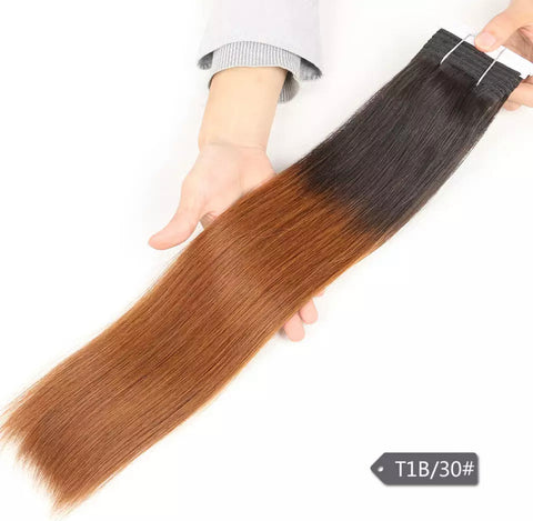 #1B/30 - Value Human Hair Machine Weft 10"