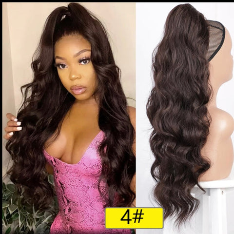 #4 - Drawstring Ponytail Bodywave  26"