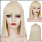 #613 Blonde - Bob Cut Wig with Fringe Straight 12"