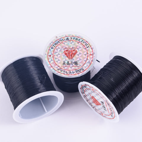 Stretchy Black Elastic String